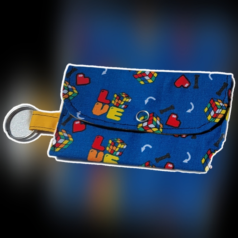 Colorful Kids Wallet with Puzzle Design